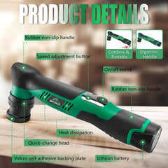 Batoca S5 variable speed control to tailor polishing intensity.