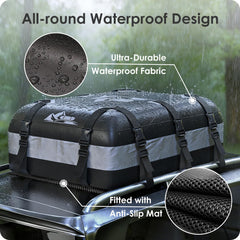 BATSUVCER waterproof material protects gear from rain and snow