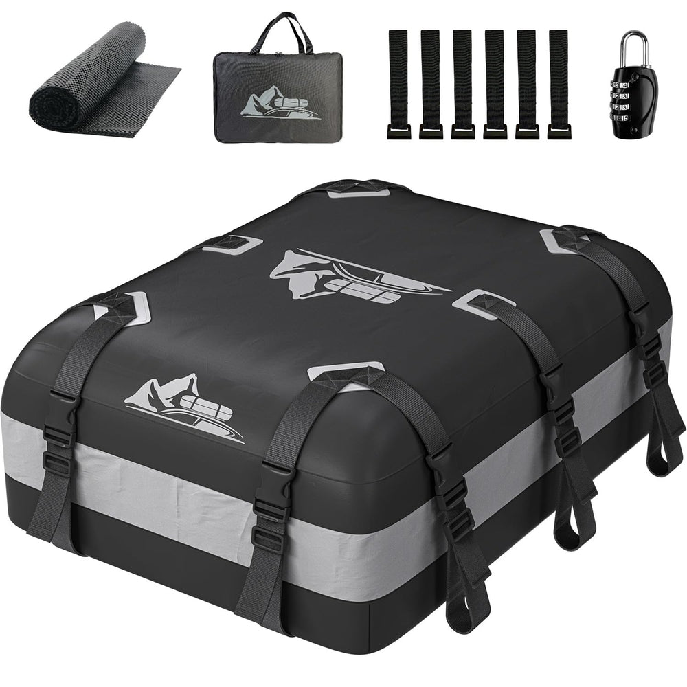 BATSUVCER roof cargo bag 20 cu ft mounted for extra luggage space