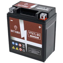 Battanux YTX7L-BS battery compact dimensions ease installation.