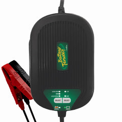 Battery Tender front view with switchable output for 12V/24V batteries