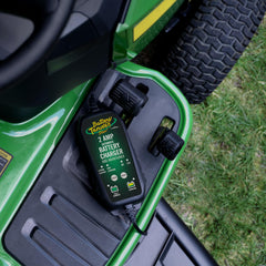 Battery Tender 6V/12V charger side view highlighting compact profile