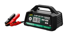 Battery Tender 15A charger front view for reliable vehicle maintenance.