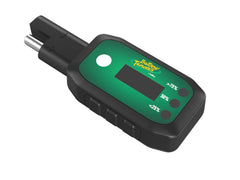 Battery Tender LED indicator lights show charge status at a glance during checks.