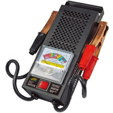 Battery Tender load tester performing 12V test on car battery for health.