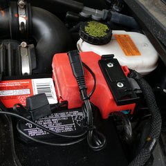 BatteryMINDer 1215C easy-detach bracket for flexible use across batteries