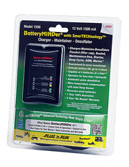 BatteryMINDer 1500 maintains up to four batteries in parallel for winterization.