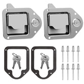 Baumfeuer truck toolbox latch in stainless steel for rugged truck use