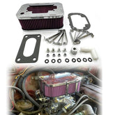 Bayword air filter assembly for Weber 32/36 carburetor with mounting plate