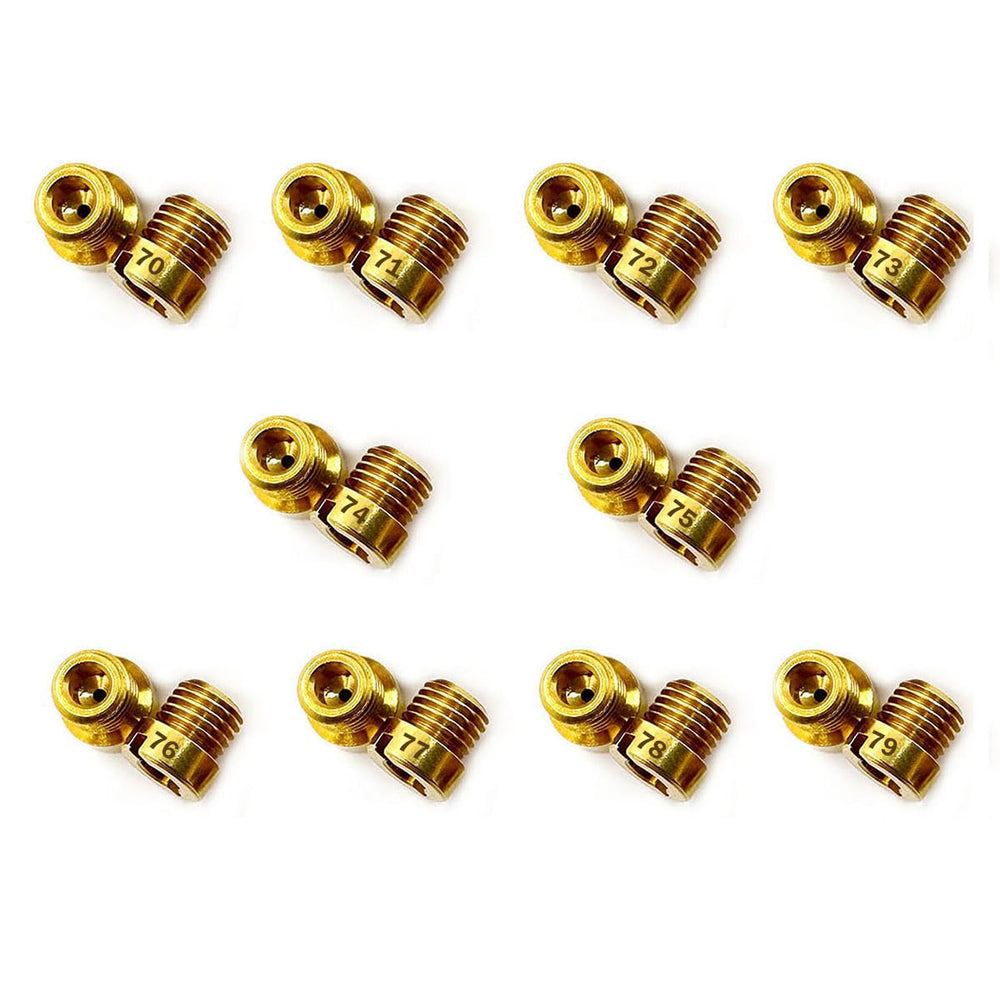 Bayword Holley main jets front packaging for quick tuning choices.