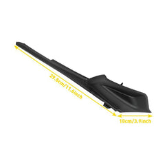 Bayyee wiper cowl extension on Sienna side view for seamless styling and edge protection