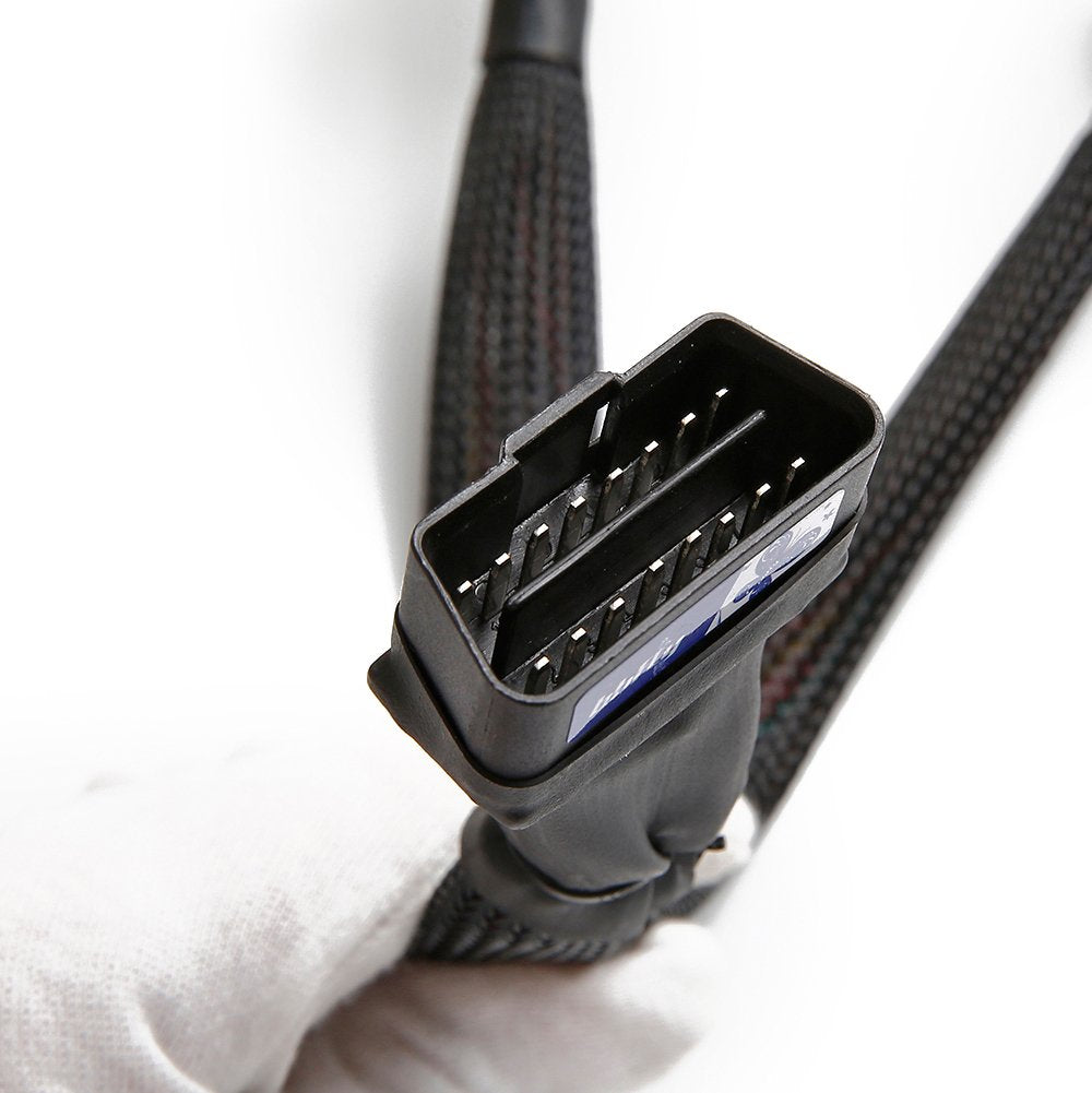 bbfly B6 OBD II ultra-flat low-profile cable for portable diagnostics