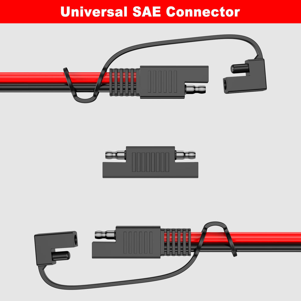 BBHEJJ protective cap protects the SAE connector from rain and dust.