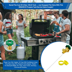 BBQHKCX simple tool free installation for quick valve replacement.