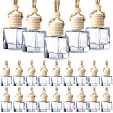 BBTO car air freshener cube bottle ready for essential oils to diffuse pleasant car fragrance.