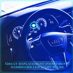 BBTO dashboard lights enabling vibrant blue glow with easy plug-and-play setup