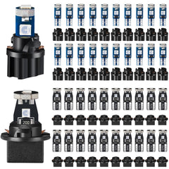 BBTO dash lights blue T5 bulbs for instrument cluster and interior lighting