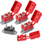 BBTO DC12V-24V automatic reset breaker with cover for reliable overload protection.