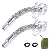 BBTO flexible stainless steel jerry can spout for reliable fuel transfers.
