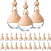 BBTO water-drop bottle hanging in the car for steady fragrance diffusion.