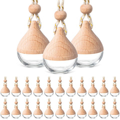 BBTO water-drop bottle hanging in the car for steady fragrance diffusion.