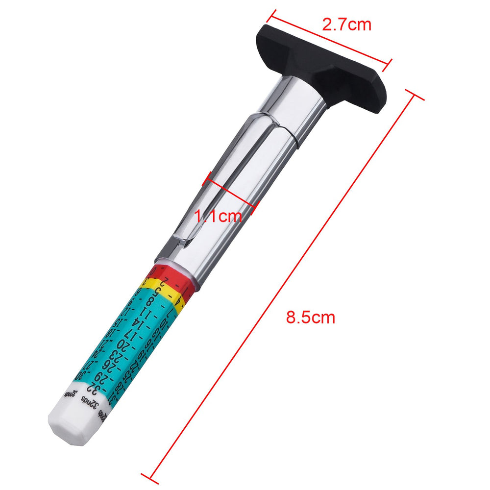BBTO reusable and durable tyre depth gauge for regular tire maintenance.