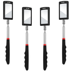 BBTO telescoping inspection mirror with LED lighting for hard-to-see areas