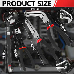 BCJCLTS disconnect pliers with 60-degree angle for accessing sensors in cramped engine bays.