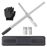 BCJCLTS lug wrench 4-way tire iron for versatile wheel nut removal on the go