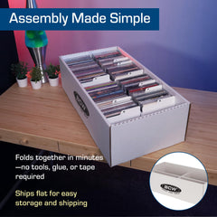 3-pack BCW box—reliable CD storage solution for collectors and sellers.