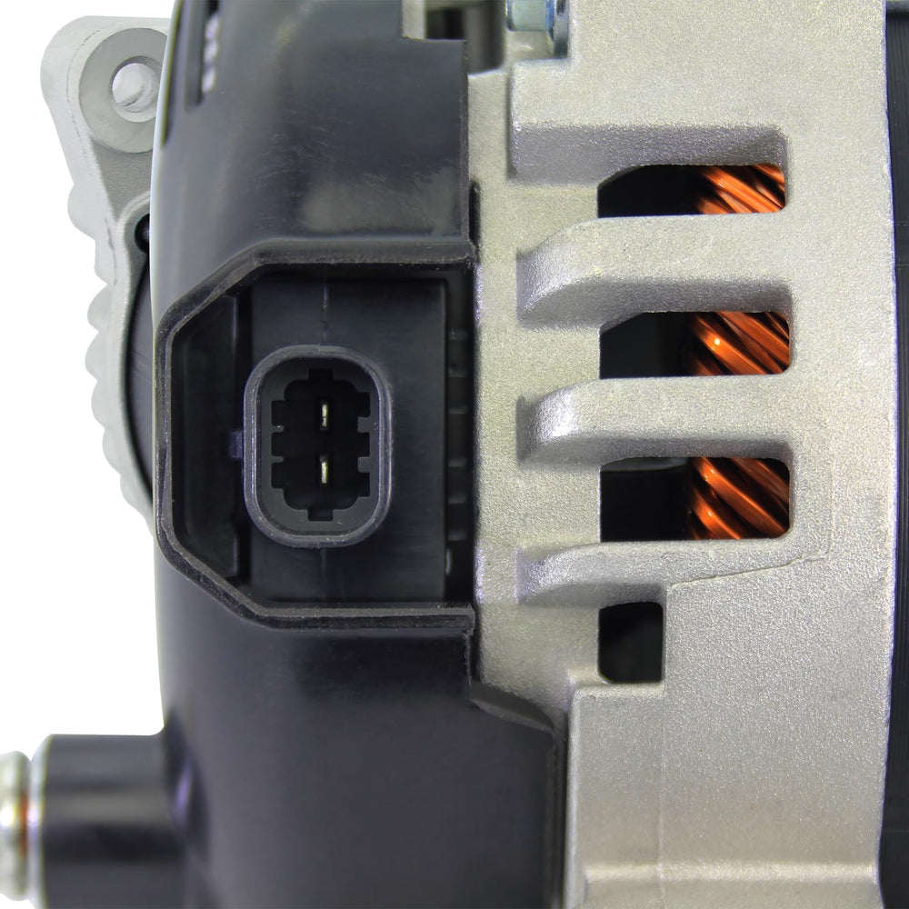 BDELI 3.6L 170A alternator packaging showing labeling and fittings.