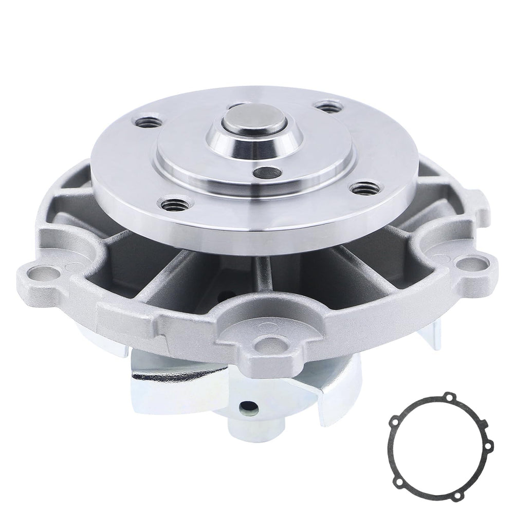 BDELI AW6145 water pump front view with gasket for Chevy Equinox installation