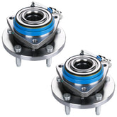BDELI front wheel bearing and hub assembly for GM cars, smooth rotation visual
