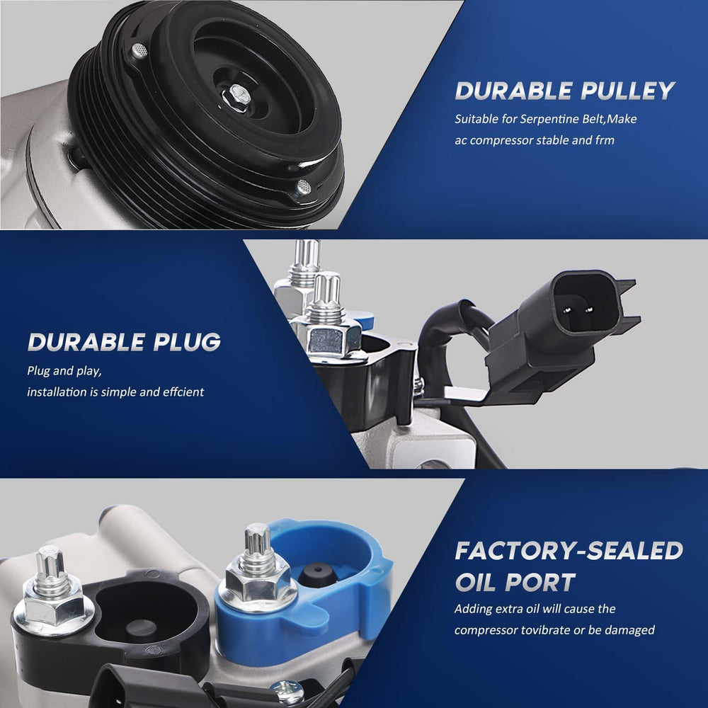BDELI FS20 compressor pulley detail, ensures proper belt alignment and efficient cooling.