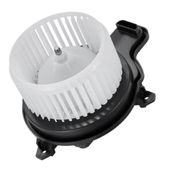 BDFHYK blower motor assembly side angle highlights balanced impeller for smooth airflow.