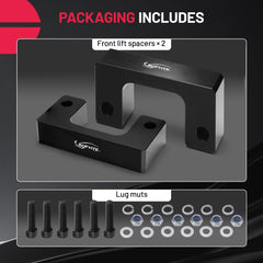 BDFHYK aluminum strut spacers 6061-T6 for durable, corrosion-resistant lift.