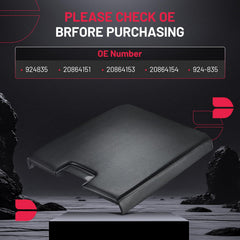BDFHYK center console lid material detail showing PU, ABS and durability for GMC Sierra