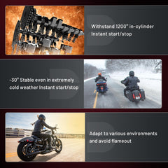Durable isostatic ceramic insulator for high heat resistance.
