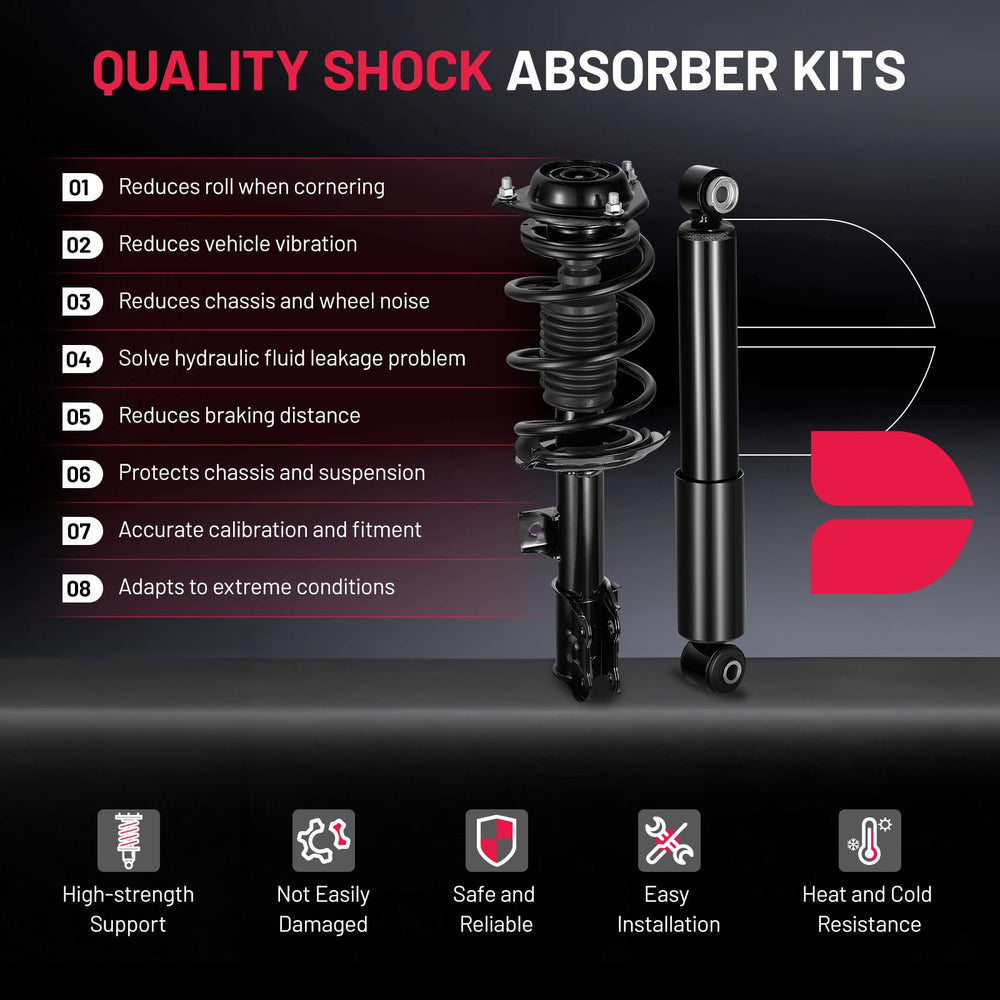 BDFHYK Elantra rear shock assembly installation step