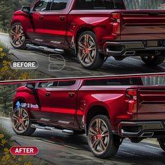 BDFHYK leveled front end delivers balanced look and enhanced road presence.