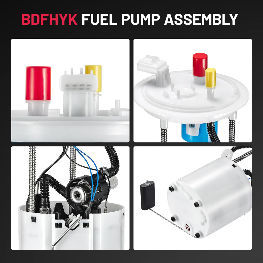 BDFHYK fuel pump module E2545M side view shows compact install-ready design.
