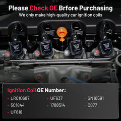 BDFHYK ignition coil pack for Range Rover 5.0L V8 enhances power consistency