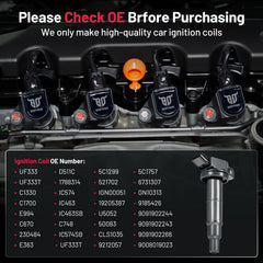 BDFHYK UF333 ignition coil for Corolla delivers reliable ignition and improved idle