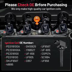 BDFHYK ignition coils installation manual included for simple swap
