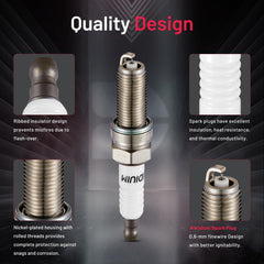BDFHYK Spark Plug center electrode-heat dissipation supports consistent performance.