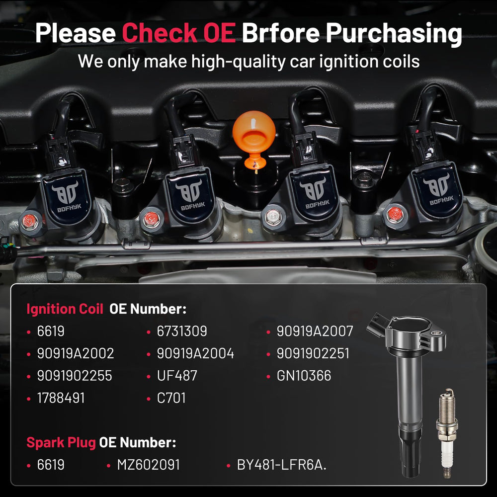 BDFHYK iridium spark plug tip close-up signals precision ignition.