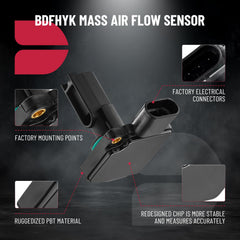 BDFHYK MAF sensor installation step demonstrates easy on-car replacement.
