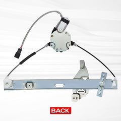 Power window regulator with motor component from BDFHYK in close-up