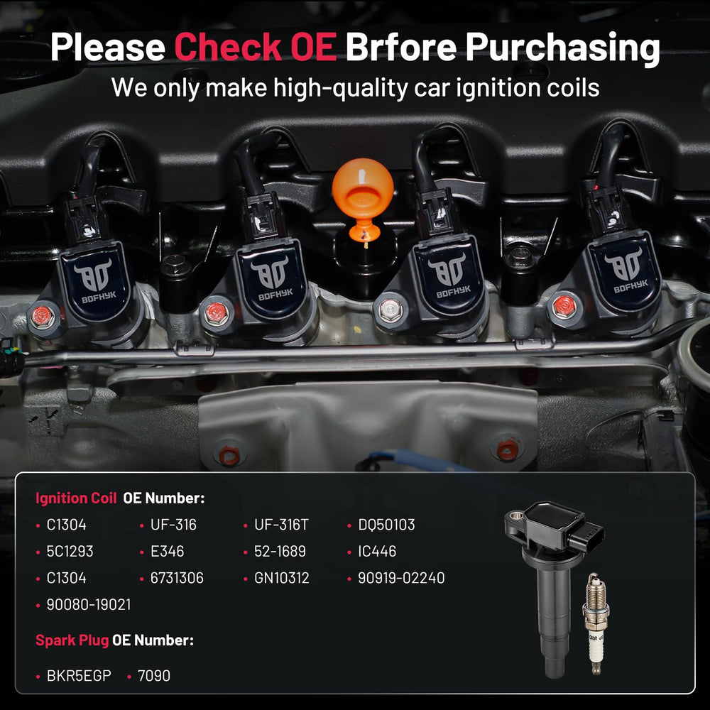 BDFHYK Scion xB ignition coil bundle aiding smooth throttle response