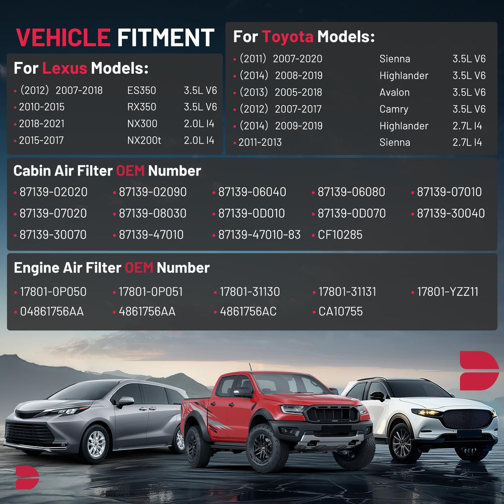 BDFHYK TOYOTA CAMRY engine air filter alignment and fit.